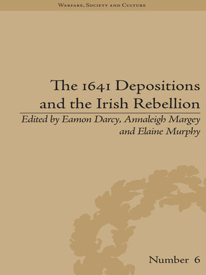 cover image of The 1641 Depositions and the Irish Rebellion